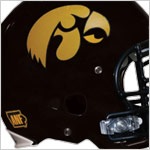 Iowa Hawkeyes Football Helmet WallStar! Iowa Hawkeyes Football Helmet REAL BIG WallStars!