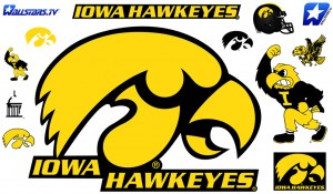Iowa Hawkeyes BIG Wallstar