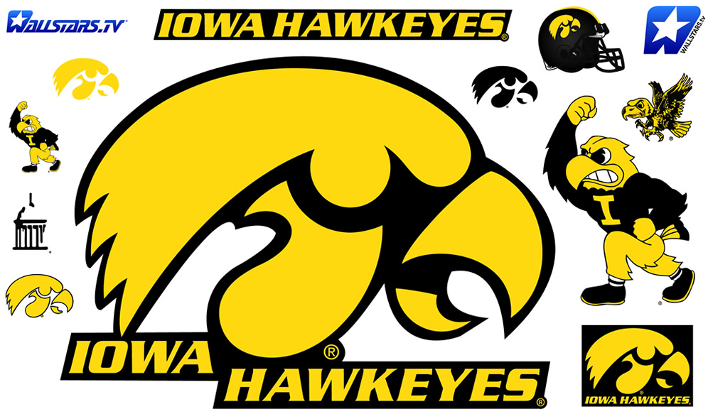 Iowa Hawkeyes BIG Wallstar Iowa Hawkeyes BIG Wallstar