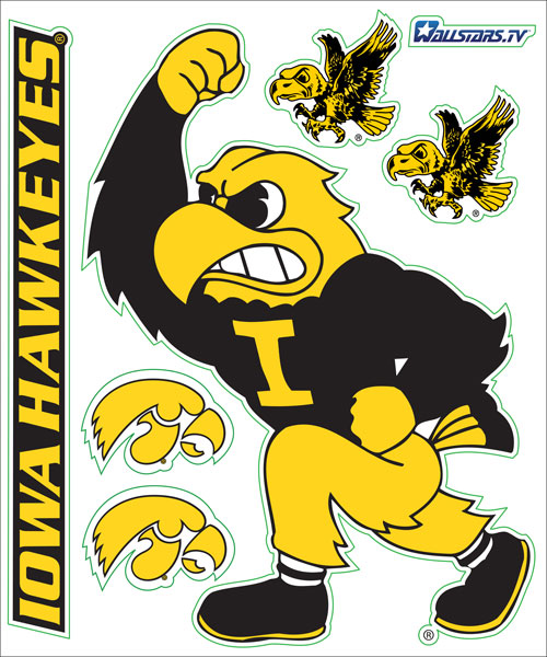 Junior WallStar - Iowa Hawkeyes Herky