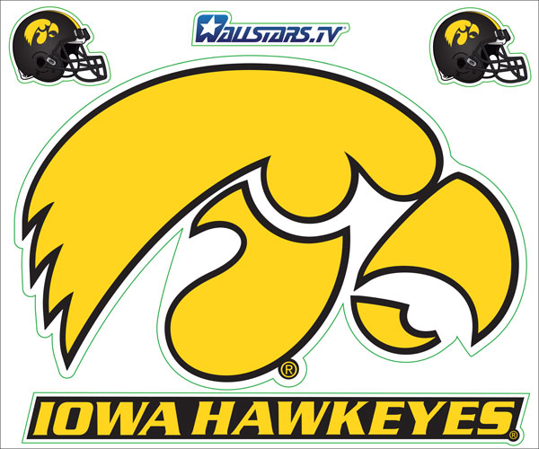 Junior WallStar - Iowa Hawkeyes Tigerhawk